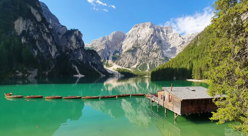 Foto stok ilustrasi suasana Dolomites